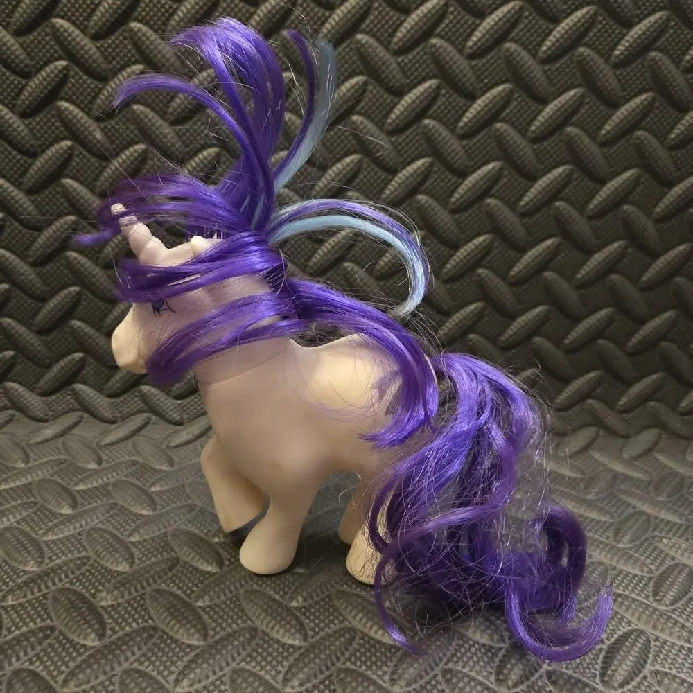 Vintage My Little Pony G1 Glory Unicorn Purple Hair Hasbro 1980s